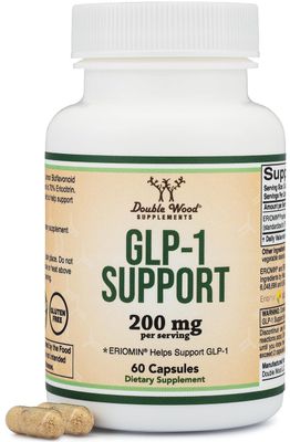 GLP-1 Supplement - Clinically Studied Bioflavonoid Extract to Help Support Natural GLP 1 Levels and Promote Gut Health (200mg, 30 Servings) Std to 70 Eriocitrin and 5 Hesperidin by Double Wood