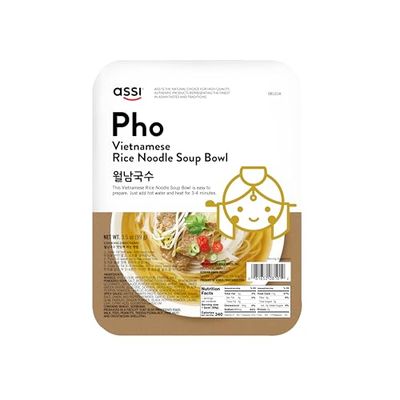 Assi Brand Pho Instant Vietnamese Noodle Soup (Pack of 6)