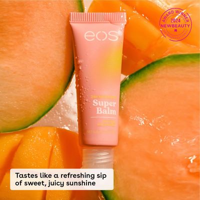 eos 24H Moisture Super Balm- Watermelon Fros &amp; Mango Melonade, Lip Mask, Day or Night Lip Treatment, Made for Sensitive Skin, 0.35 fl oz, 2-Pack