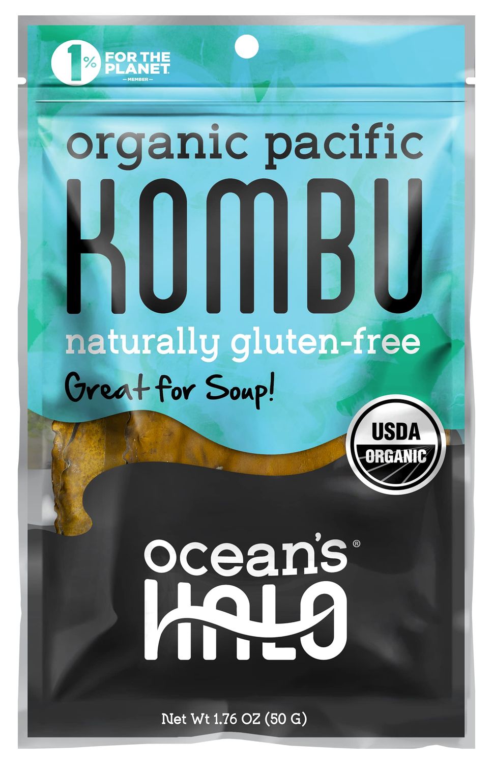 Ocean&#39;s Halo Organic Kombu, 1.76 oz