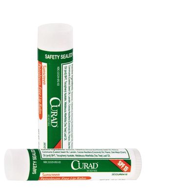 Medline CUR0415 Curad Lip Balm with SPF 15, 0.15 oz (Pack of 600)