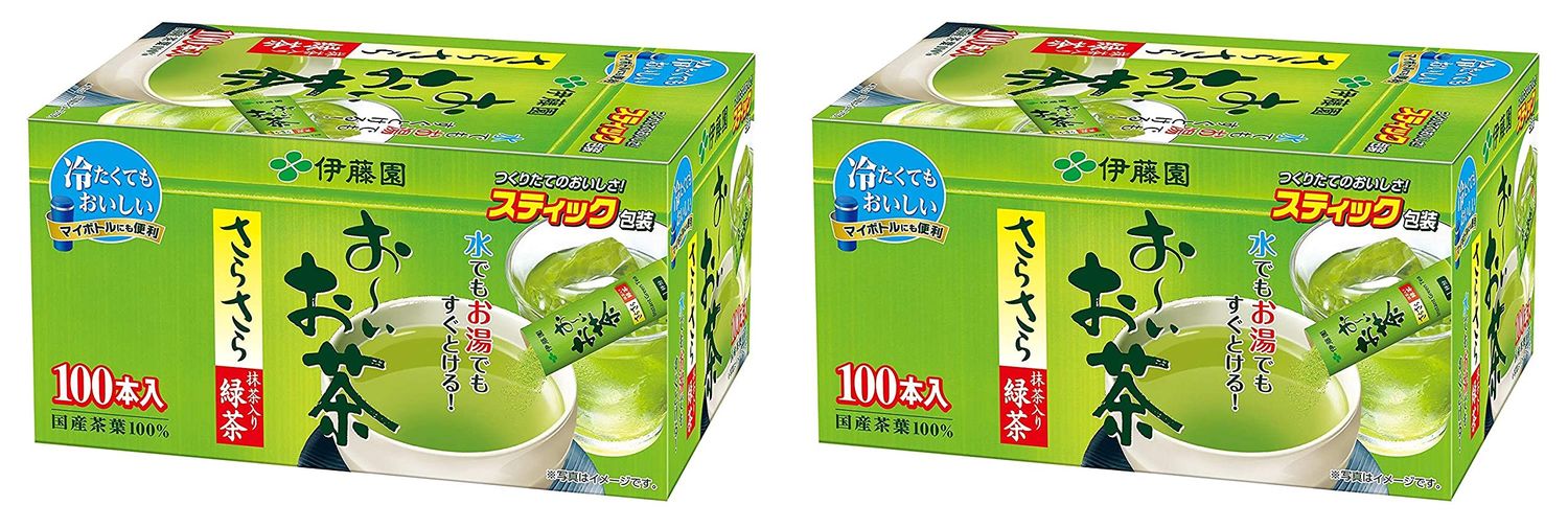 Ito En Oi Ocha Japanese Green Tea, Macha blend, pack of 100 Japan Import Pack of 2
