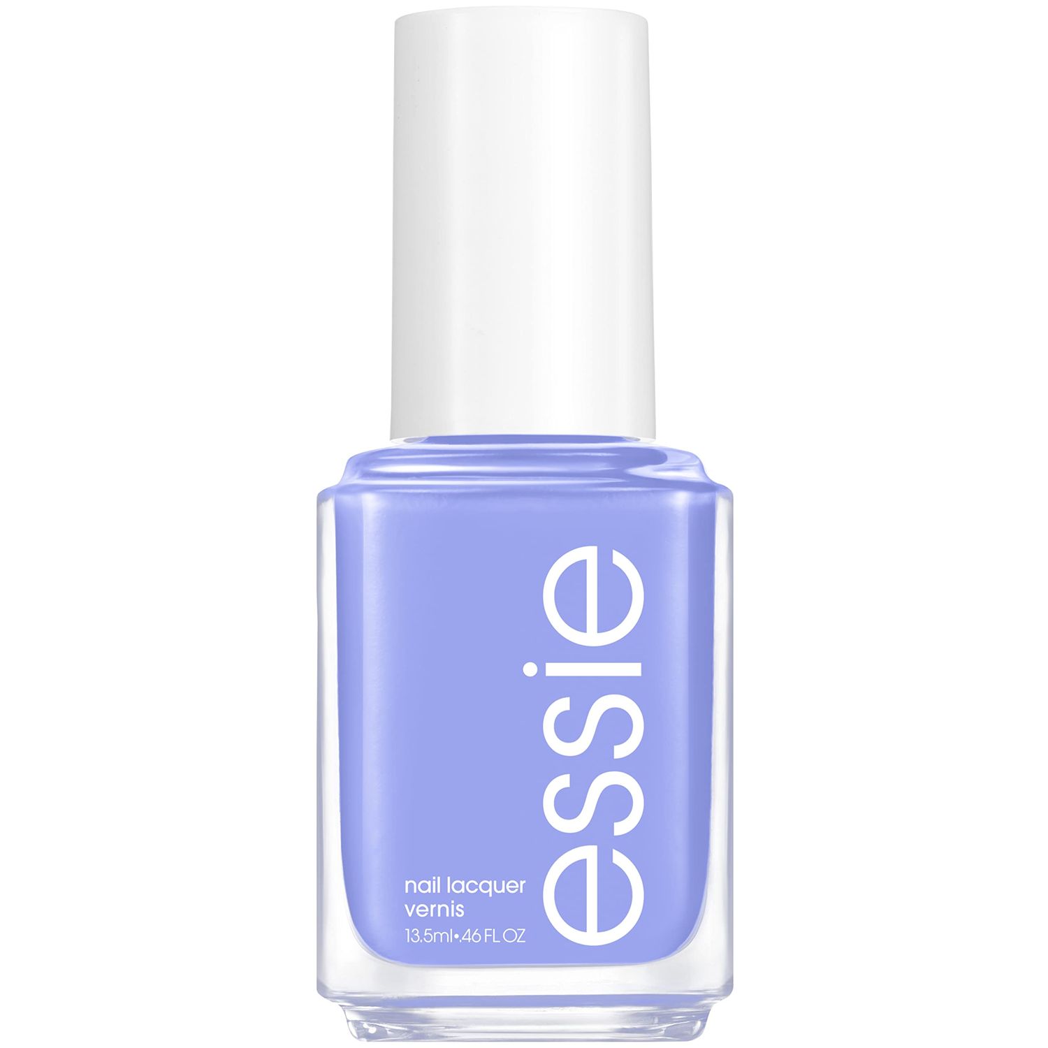 essie Salon-Quality Nail Polish, 8-Free Vegan, Feel The Fizzle, Purple, Don&#39;t Burst My Bubble, 0.46 oz.