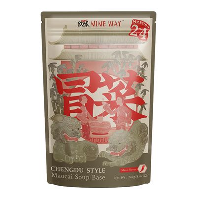 NINEWAY Chengdu Style Maocai Hot Pot Soup Base - Spicy Sichuan Mala Flavor, 8.47oz/240g (Pack of 2) -Authentic Hotpot Broth for Home Cooking