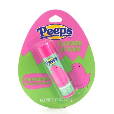 Peeps (1) Easter Candy Flavored Lip Balm - Strawberry Marshmallow Creme - Net Wt. 0.12 oz / 3.4 g