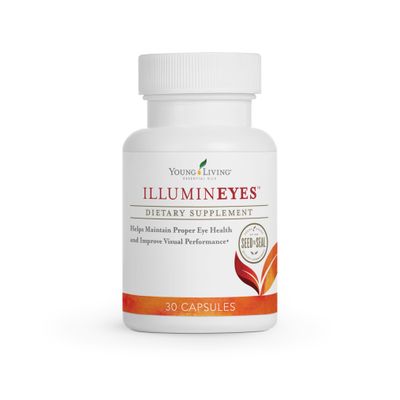 Young Living IlluminEyes - Eye Health Support - Blue Light Protection - Includes Lutein &amp; Zeaxanthin - Helps Reduce Eye Strain - Vitamins A &amp; C - Vision Care - 30 ct