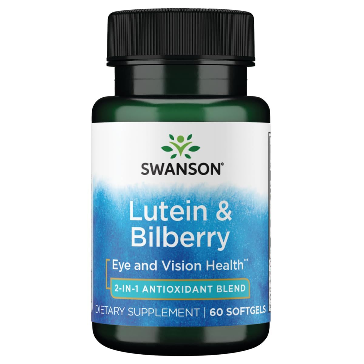 Swanson Standardized Lutein &amp; Bilberry 60 Sgels