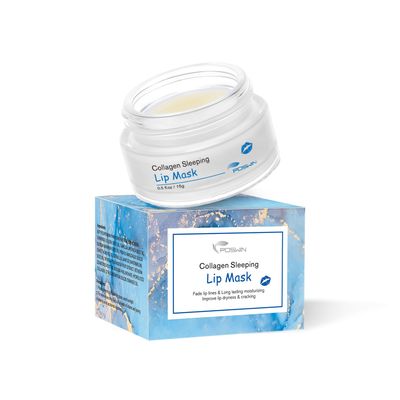 Lip Sleeping Mask - Moisture &amp; Collagen Booster Lip Sleeping Mask - Lip Wrinkles Repair Overnight Lip Masks,15g