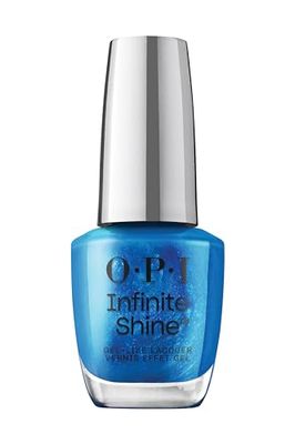 OPI Infinite Shine Do You Sea What I Sea? | Opaque Bright Blue Shimmer Long Wear Gel Like Nail Polish | Vegan, Long Lasting, Streak Free