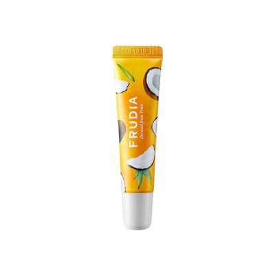 WELCOS FRUDIA Coconut Honey Salve Lip Cream - Korean Lip Balm for Men &amp; Women | Lip Plumper Organic Lip Balm Tubes for Lip Care | Lip Repair for Dry Cracked Lips w/Coconut &amp; Shea Butter (0.33 Fl oz)