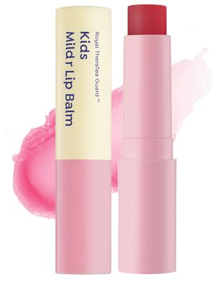 GOONGBE Kids&#39; Color Lip Balm - Korean Kids Red Tint Lip Balm for Chapped and Cracked Lips with Natural Pigments - Hydrating Lips with Plant Oils and Shea Butter - Allergen Free Scent, 0.1 oz.