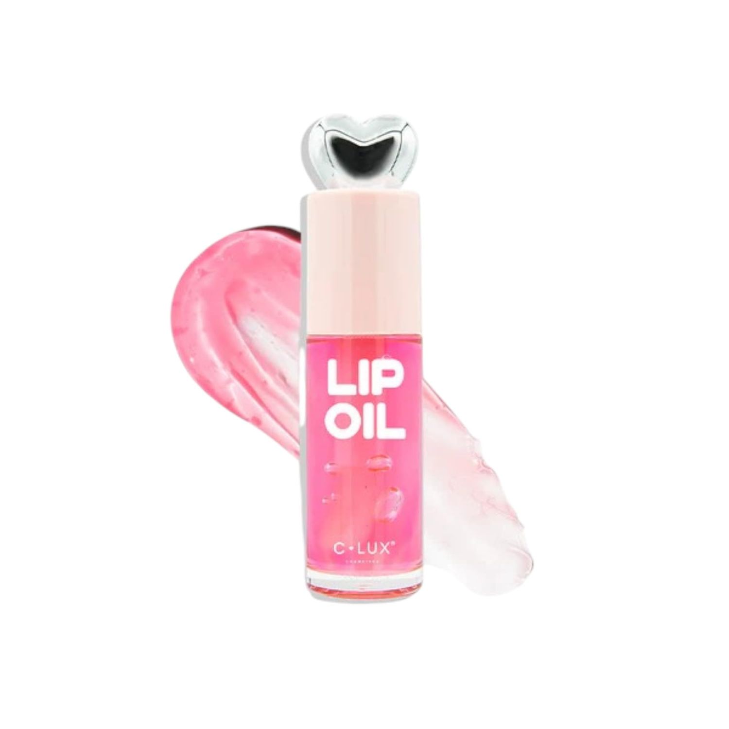 C-LUX Lip Oil Heart - Femme Fatale | Hydrating Lip Oil | Glossy Finish | Lightweight Formula | Cruelty-Free &amp; Paraben-Free | 10ml