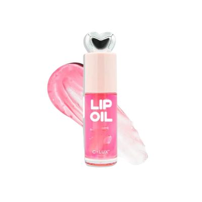 C-LUX Lip Oil Heart - Femme Fatale | Hydrating Lip Oil | Glossy Finish | Lightweight Formula | Cruelty-Free &amp; Paraben-Free | 10ml