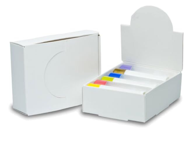 Arizona Bath &amp; Body LLC AZBB White Arched Lip Balm Tube Display Boxes (5)