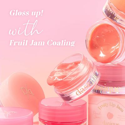 dasique Fruity Lip Jam 02 Apricot Jam | High-shine finish | Moisturizing | Vegan, Cruelty Free | Lip Balm