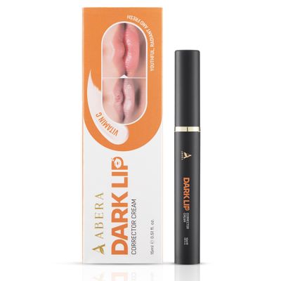 ABERA Dark Lips Corrector Cream, Lip Balm For Lightening &amp; Brightening Dark Lips For Men &amp; Women, Moisturizing Lip Plumper with Shea Butter, Lip Scrub, Fordyce Spot Remover 0.51 Fl Oz
