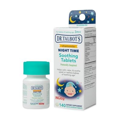 Dr. Talbot&#39;s Night Time Chamomile Soothing Tablets, Naturally Inspired, Quick Dissolve, 140 Count