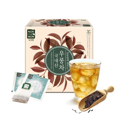 Nokchawon Oolong Tea, Premium Pure Tea, Semi-Fermented Tea from Korea, 50 Count Tea Bags, 2.1oz(60g)