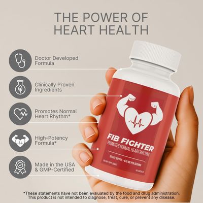 Heart Rhythm Support Supplement | Doctor-Developed | CoQ10, Magnesium &amp; Vitamin C | Supports Normal Heartbeat &amp; Cardiovascular Health | Vegan, Non-GMO | Made in USA | 60 Capsules - 30 Day Supply