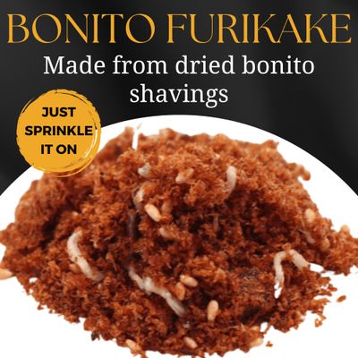 Bonito Flake Furikake with Kombu and Shiitake, Katsuo Shigure, Made in Japan | Additive-Free | 2.8oz (80g) by SUI of Tokyo