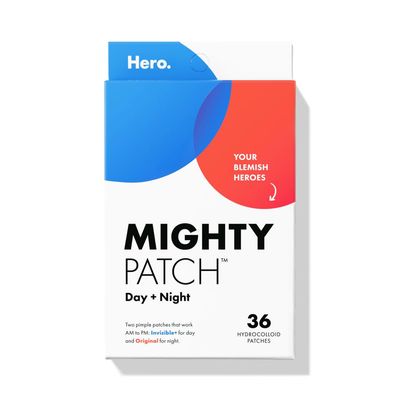 Mighty Patch Day and Night Patches - The Hydrocolloid Patch Duo Pack. Derm-Tested. Medical-Grade Hydrocolloid. Absorbs Pimple Gunk in 6-8 Hours. 36ct (18x Original, 18x Invisible)