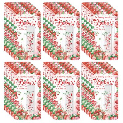 30 Pack Strawberry Baby Shower Games Lip Balms Bulk Games Prizes Party Gifts for Guests Friends Gender Reveal Favors Decorations Souvenirs Baby Gift Bags Stuffers(Strawberry)