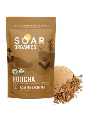 Soar Organics - Hojicha Powder - Authentic Japanese Origin (3.52 oz)
