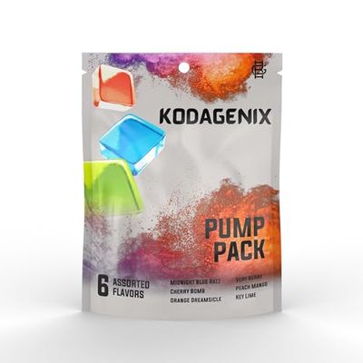 Pump PreWorkout Gummies - 6-Pack Assorted Flavors - 5g per Serving: Creatine, Citrulline, Arginine, Agmatine, Huperzine - Unleash Energy Boost Vasodilation for Bodybuilders Endurance Athletes