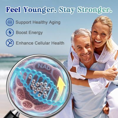 SUGOYO NAD Supplement 1000mg Liposomal Nicotinamide Riboside Enhanced with Resveratrol &amp; Quercetin, Anti-Aging &amp; Energy Boost, NMN Alternative, NAD Supplement for Women &amp; Men (60 Count (Pack of 1))