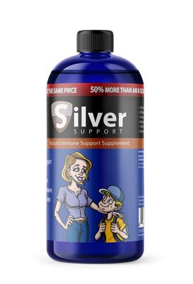 Purified Ionic Silver Technology Liquid Immune Booster for Kids, Pets &amp; Adults Enhances Wellness