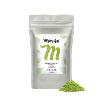 Mighty Leaf Organic Matcha Green Tea Powder, 100 Japanese Matcha, Unsweetened, 3 oz Bag
