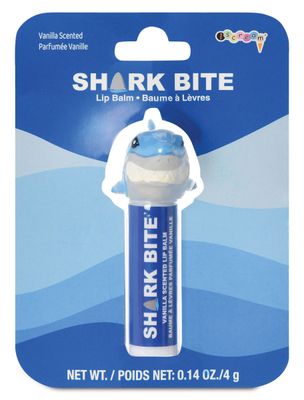 iscream Shark Bite Shark Shaped Vanilla Scented Lip Balm