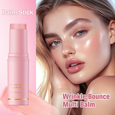 2Pcs Hydrating Multi Eye &amp; Lip Balm Firming Under Eye Balm Stick Make Up Base, Reduce Wrinkle Vegan &amp; Cruelty-Free