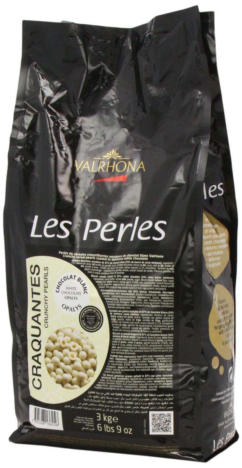 Valrhona Bulk Opalys Crunchy Pearls