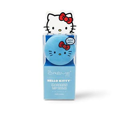 The Crme Shop x Hello Kitty Macaron Lip Balm, Korean Lip Balm with Shea Butter and Vitamin E - Cool As Mint
