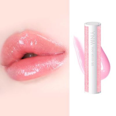 YNM Ultimate Lip Plumper (01 PINK SPARKLE, 3g), 0.1 oz, Moisturizing, Hydrating, High-Shine Sheer, Intense