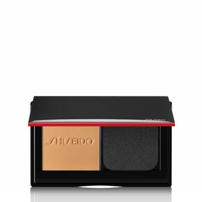 Shiseido Synchro Skin Self-Refreshing Custom Finish Powder Foundation - 24-Hour Sheer-to-Medium Buildable Coverage with Shine Control - Smudge Proof &amp; Non-Comedogenic - Sand 250
