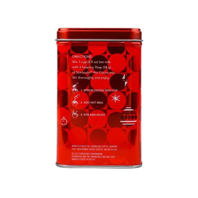 Starbucks Hot Cocoa Mix, 6 Ounce Classic Hot Cocoa (Peppermint, 6 Ounce (Pack of 1))
