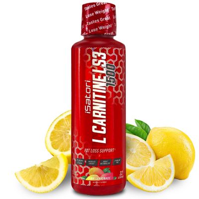 iSatori L-Carnitine LS3 1500, Triple-Blend Liquid L Carnitine Supplement, with Acetyl &amp; Tartrate, Stimulant Free Energy, No Calories, Sugar or Gluten, Keto-Friendly, Pink Lemonade (32 Servings)