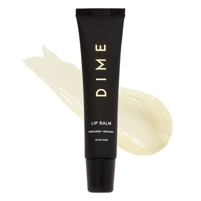 DIME Beauty Lip Balm, Hydrating Lip Balm and Gloss, Vegan &amp; Cruelty-Free, Anti-Aging Lip Care, .5 oz / 15 ml