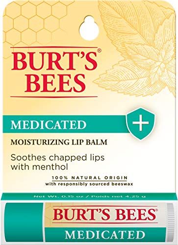 Burts Bees Medicated Moisturizing Lip Balm Blister by Burts Bees for Unisex - 0.15 oz Lip Balm (I0082797)