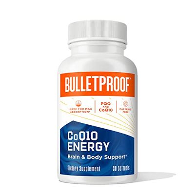Bulletproof CoQ10 Energy Softgel, 30 Count, Supplement to Power Your Brain &amp; Body