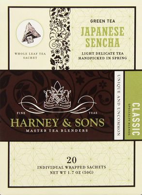 Harney &amp; Sons Green Tea, Japanese Sencha, 20 Count (Pack of 1)