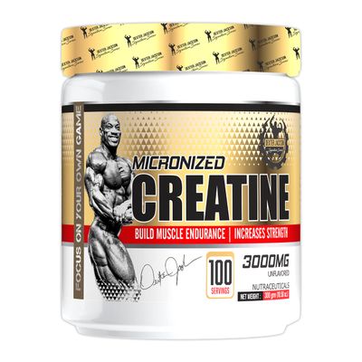 DEXTER JACKSON Gold Series Creatine | 300g | 100 Servings | Premium Micronized Creatine Monohydrate for Strength, Muscle Growth &amp; Recovery