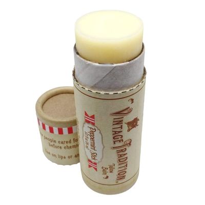 Vintage Tradition Moisturizing Beef Tallow Lip Balm - Tube Lip Moisturizer with Peppermint Essential Oil Hydrates &amp; Soothes Dry Lips - Grass-Fed Tallow Balm for Skin Care, 0.5 Fl. Oz.