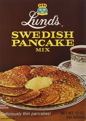 Lund&#39;s Swedish Pancake Mix, 12-Ounce Boxes (Pack of 12)