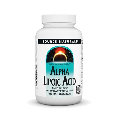 Source Naturals Alpha Lipoic Acid, Time Released Antioxidant Protection - 120 Time Release Tablets
