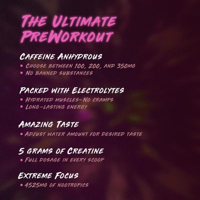REACH Supplements Pre Workout Supplement - Fitness Supplements, Workout Supplements - Energy Supplement for Men and Women - 200 mg Caffeine - Ferocious Punch
