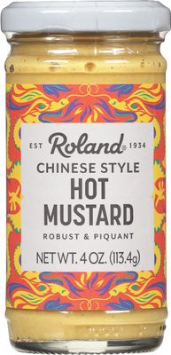 Roland Foods Chinese Hot Mustard, 4 Ounce Jar, Pack of 6