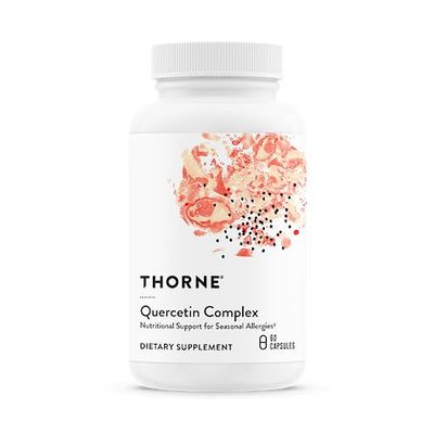 THORNE Quercetin Complex (Formerly Quercenase) - Nutritional Support for Seasonal Allergies - 60 Capsules - 60 Servings